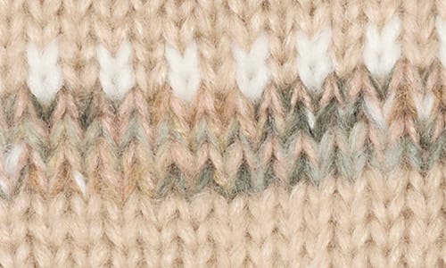 Ted Baker London Fair Isle Knit Mittens In Brown