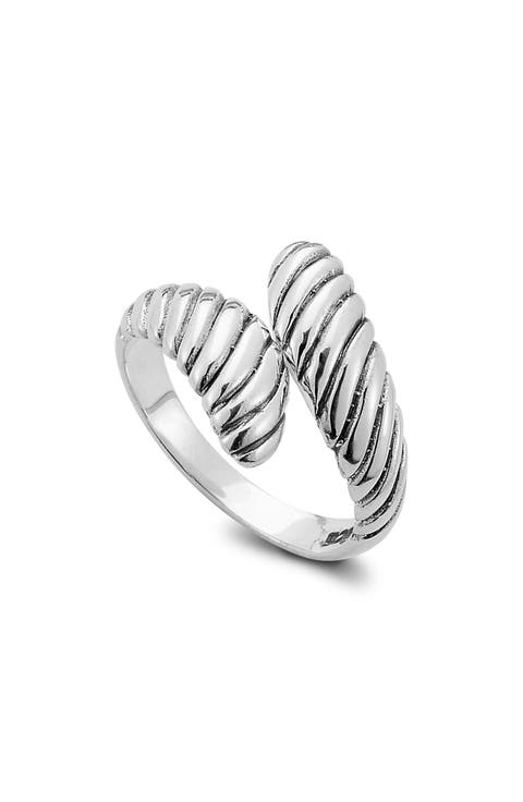 Sterling Silver Bypass Ring