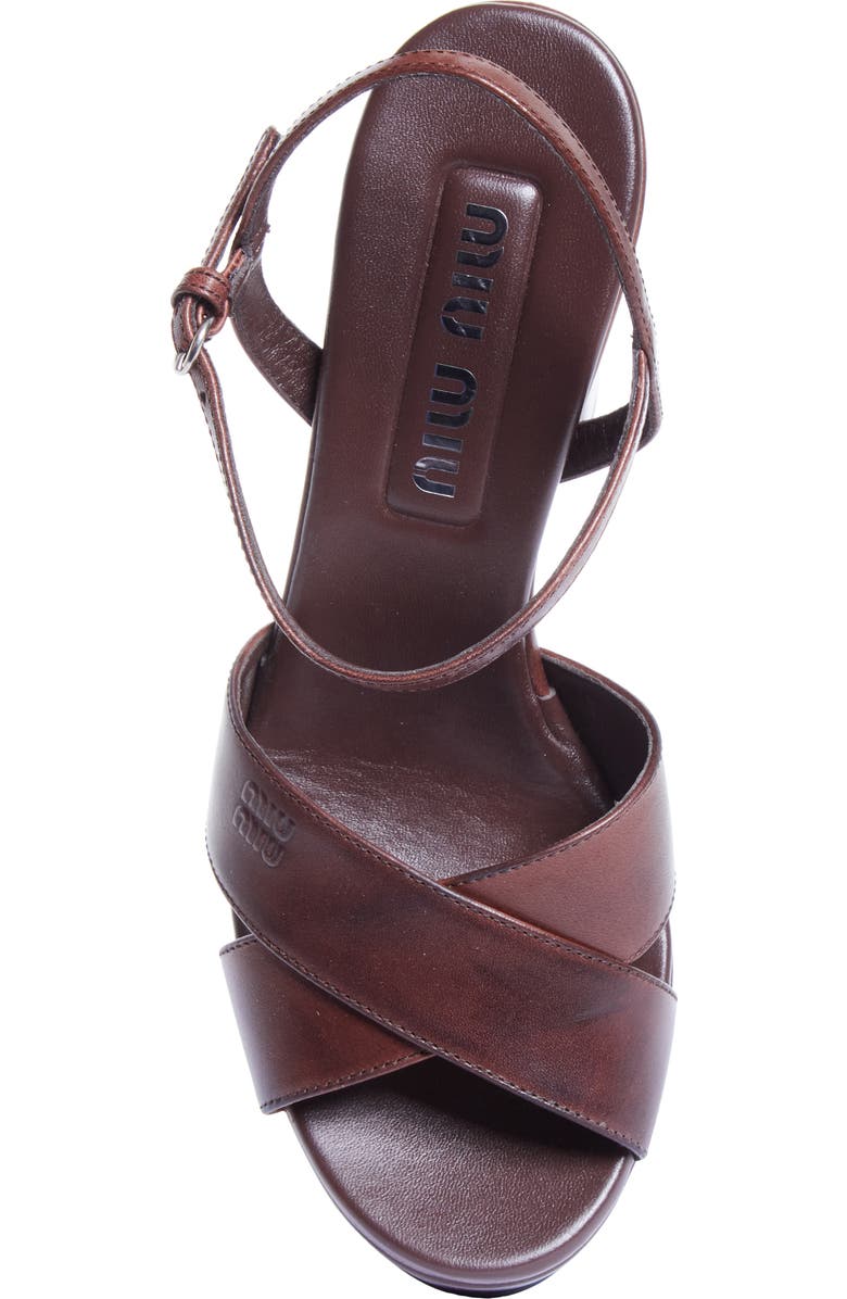 Miu Miu Platform Sandal, Alternate, color,