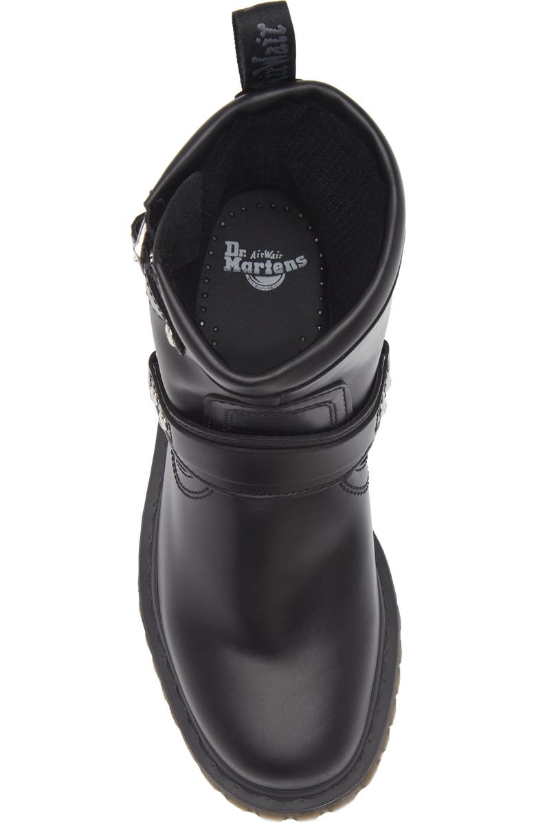 Dr. Martens Anistone Harness Boot, Alternate, color, Black / Black