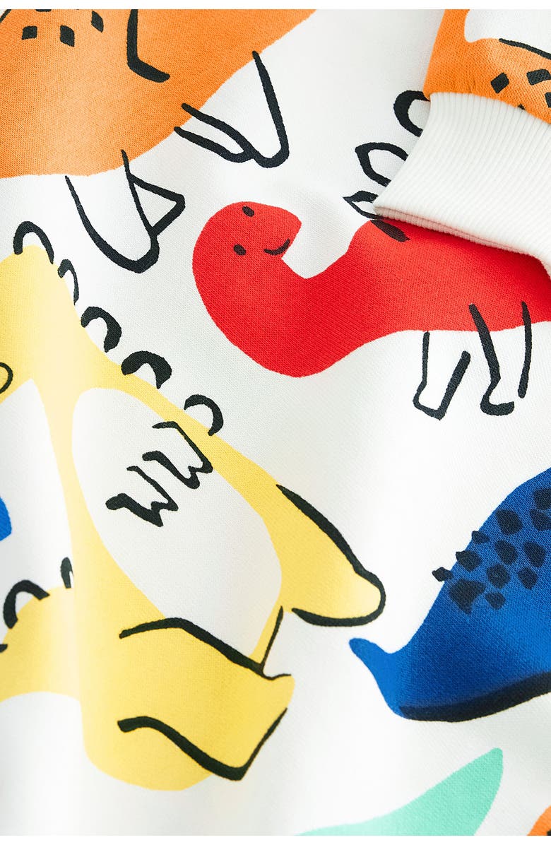 NEXT Kids' Dinosaur Print Cotton Sweatshirt & Leggings Set, Alternate, color,