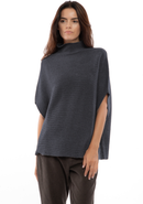 Monticelli Cashmere Pure Cashmere Funnel Neck Poncho