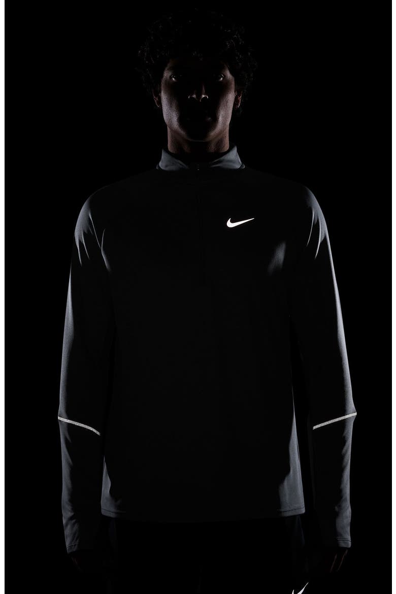 Miler Dri-FIT UV Long Sleeve Running Top, Alternate, color, SMOKE GREY