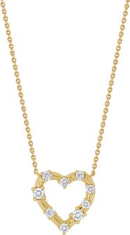 Bony Levy Mini Solstice Diamond Heart Pendant Necklace