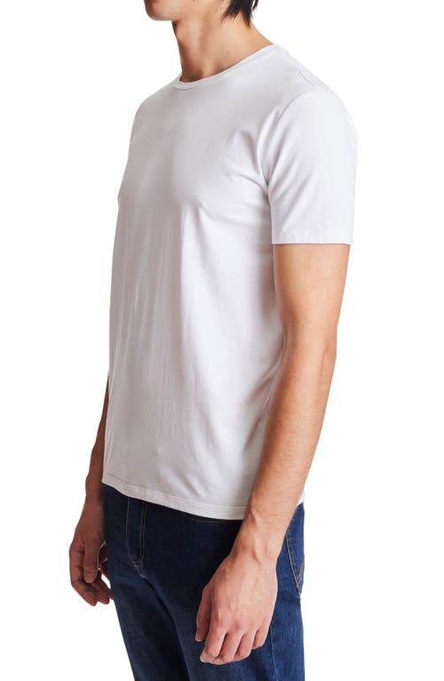 Paisley & Gray Lucas Crewneck T-shirt In White