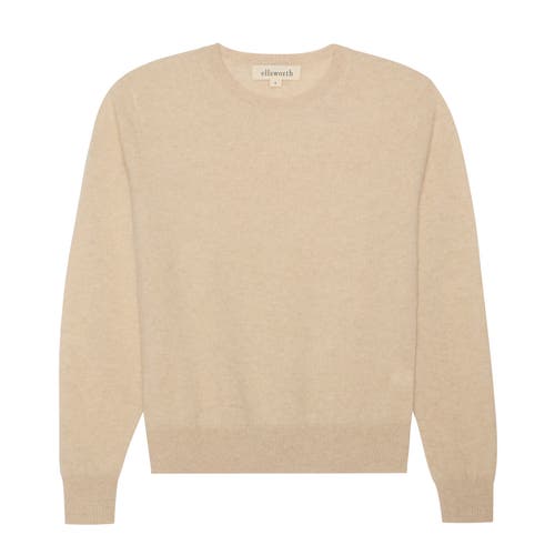 Ellsworth + Ivey Daphne Cashmere Sweater In Neutral