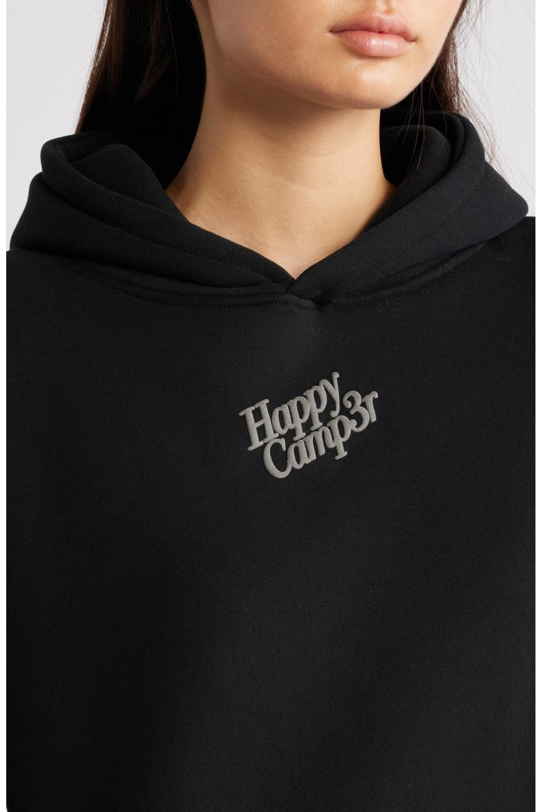 Puff Series Core Logo Cotton Blend Hoodie, Alternate, color, BLACK