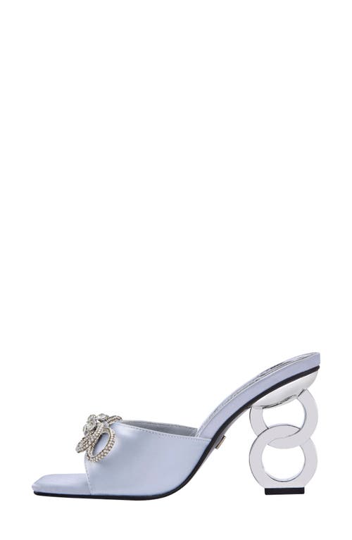 Ninety Union Regal Bow Slide Sandal In Silver