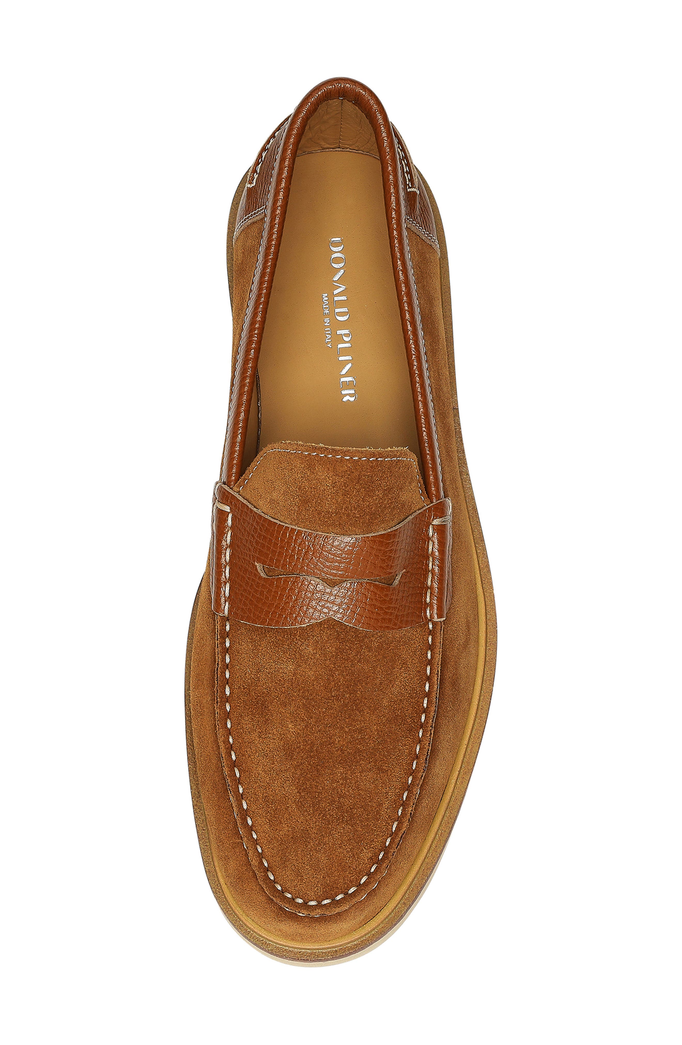 Donald Pliner Jimmy Penny Loafer, Alternate, color, Cognac