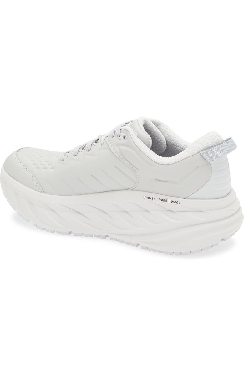 HOKA Bondi SR Water Resistant Sneaker, Alternate, color, Harbor Mist / Lunar Rock