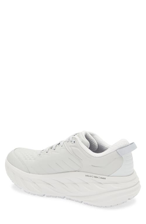 Hoka Bondi Sr Water Resistant Sneaker In Gray