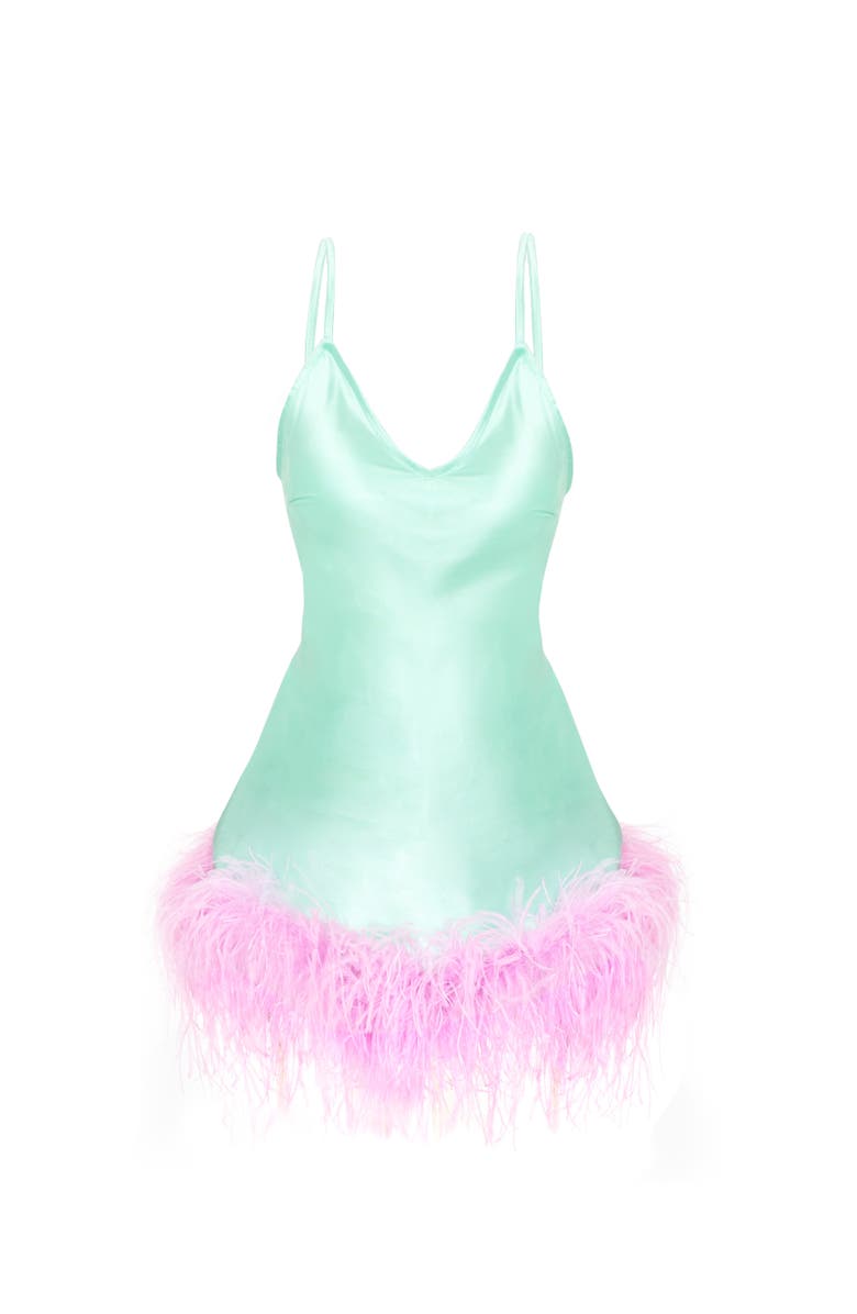 SPARKL TAYLOR DRESS, Alternate, color, Mint/Lavender