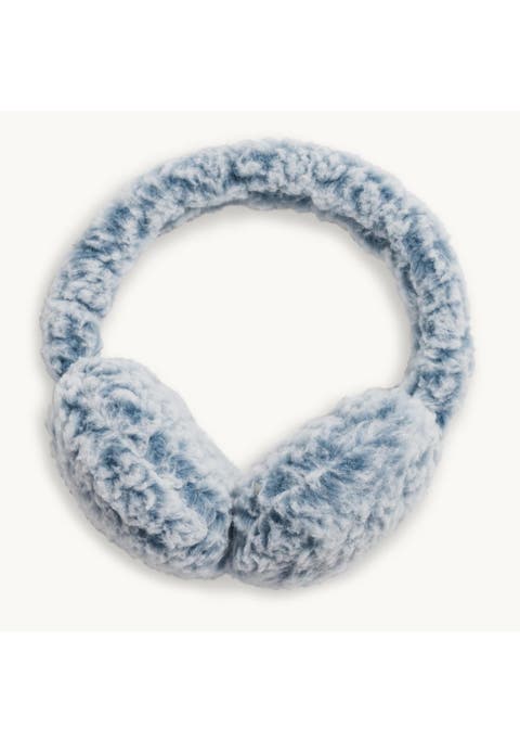 High Pile Fleece Whiteout Ear Muffs