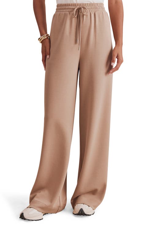 x Cellajaneblog Scuba Knit Wide Leg Sweats