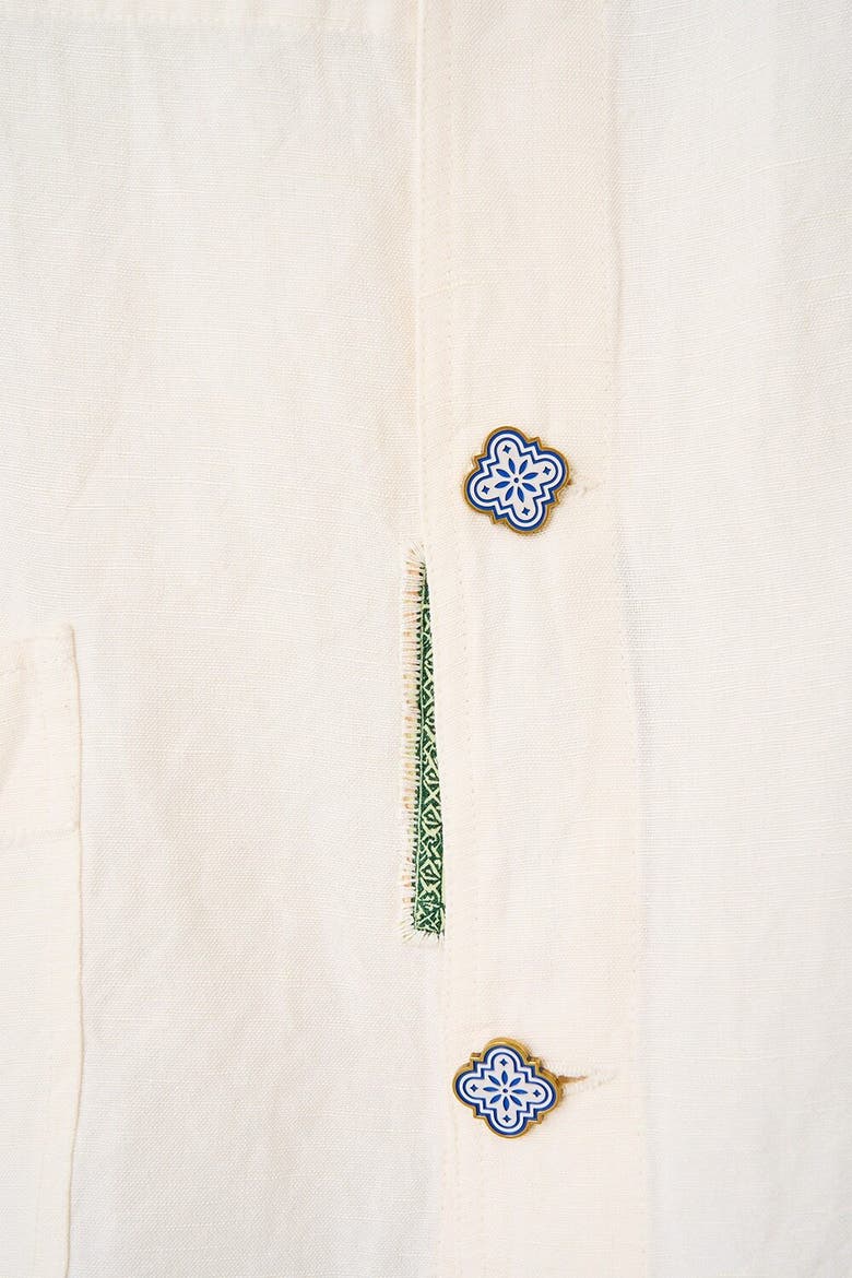 Embellished Chore Coat Notes From The Road, Alternate, color, Notes From The Road