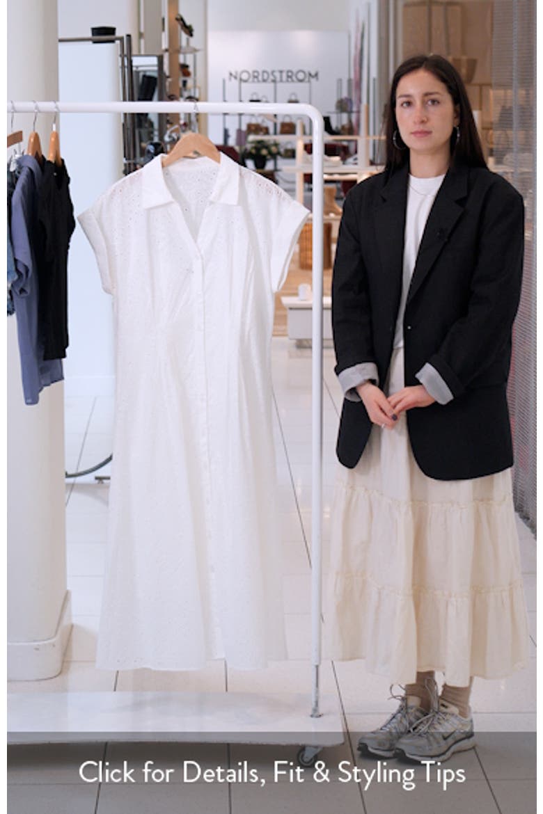 Cotton Broderie Anglaise Shirtdress video