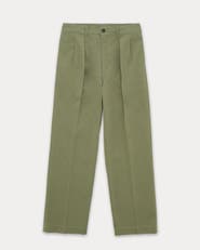 Fortela Newyork Pleated Cotton Trousers