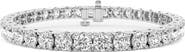 HauteCarat Lab Created Diamond Tennis Bracelet