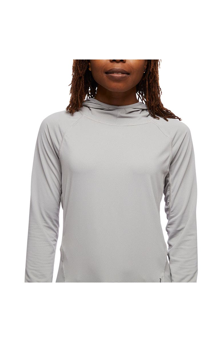 Black Diamond Alpenglow Hooded Long-Sleeve Shirt - Women's, Alternate, color, Pewter