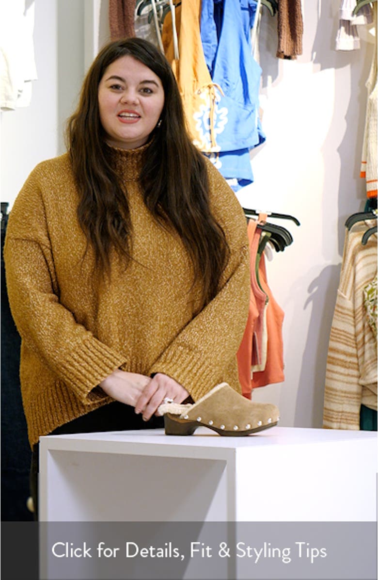 Mayfair Faux Shearling Lined Clog, sales video thumbnail