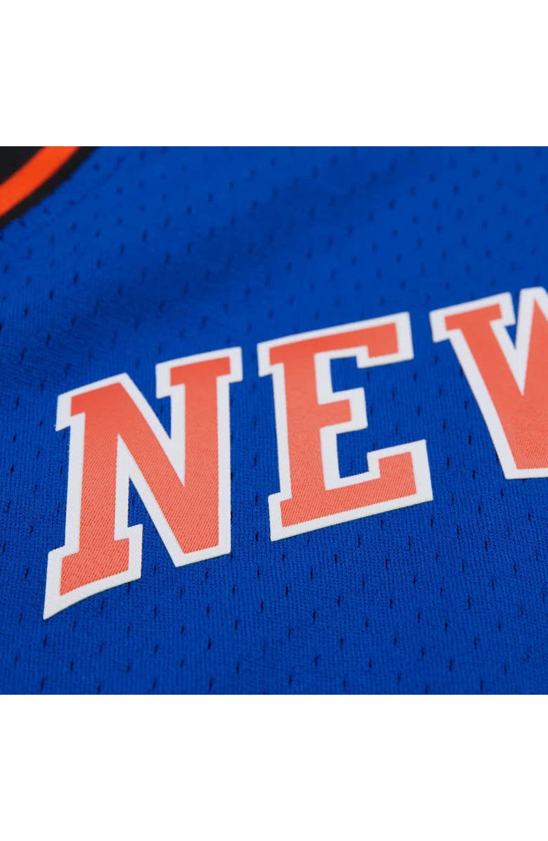 Mitchell & Ness Men's Mitchell & Ness Carmelo Anthony Blue New York Knicks Big & Tall 2010/11 Swingman Jersey, Alternate, color,