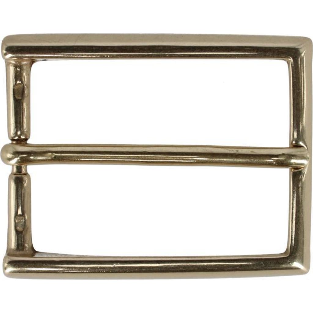 Trafalgar 35mm Italian Simply Classic Rectangular Solid Brass Harness Belt Buckle