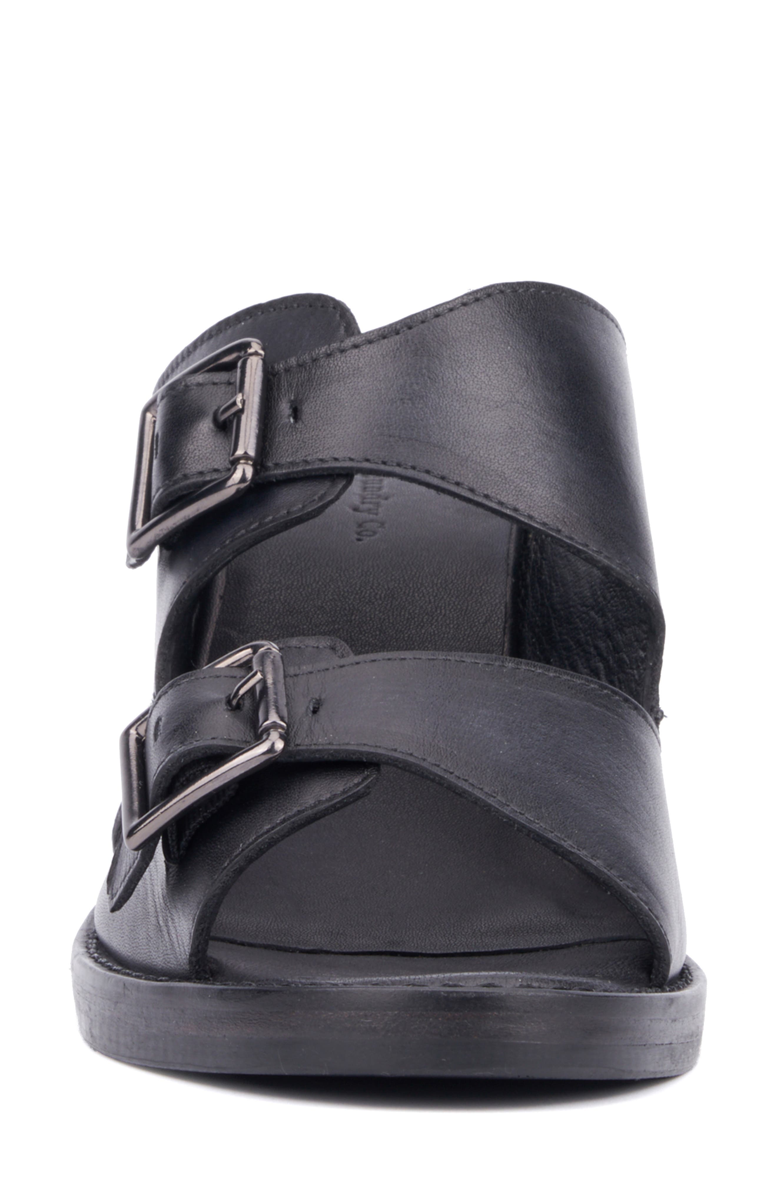 VINTAGE FOUNDRY Lidia Buckle Sandal, Alternate, color, Black