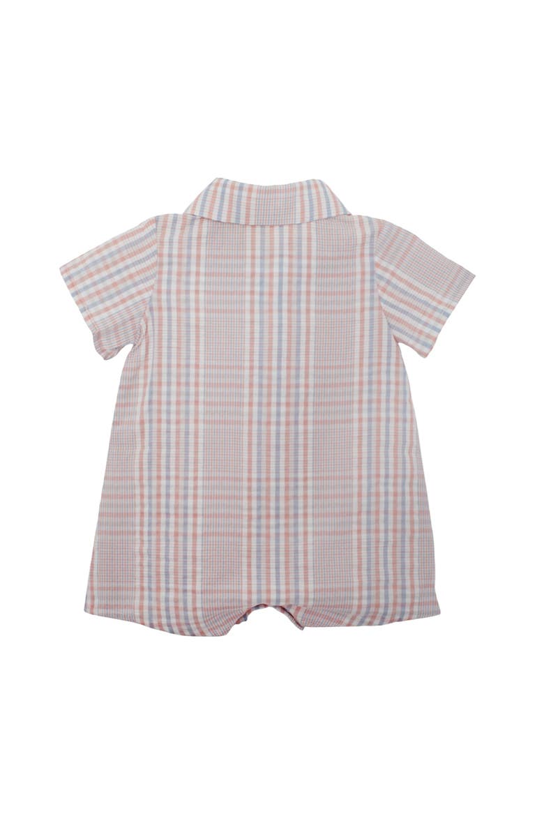 Sawyer Short Sleeve Romper, Alternate, color, Red