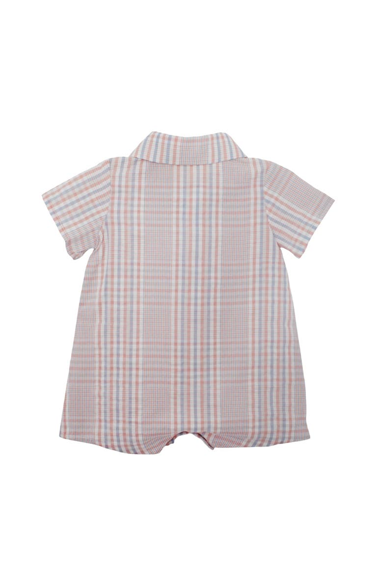 Beckett and Bear Sawyer Short Sleeve Romper, Alternate, color, Red