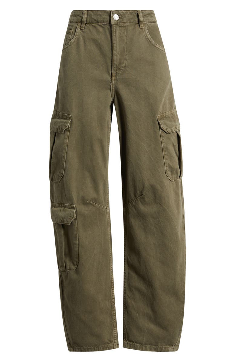 MANGO Dilly Cargo Jeans, Main, color, Khaki