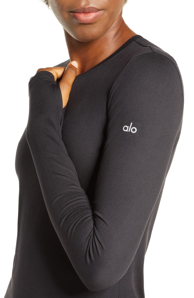 Alo Finesse Long Sleeve Top, Alternate, color, 