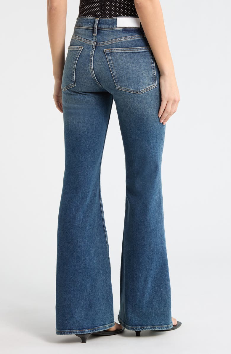 Re/Done The Strutter High Waist Flare Leg Jeans, Alternate, color, Sonoma Indigo