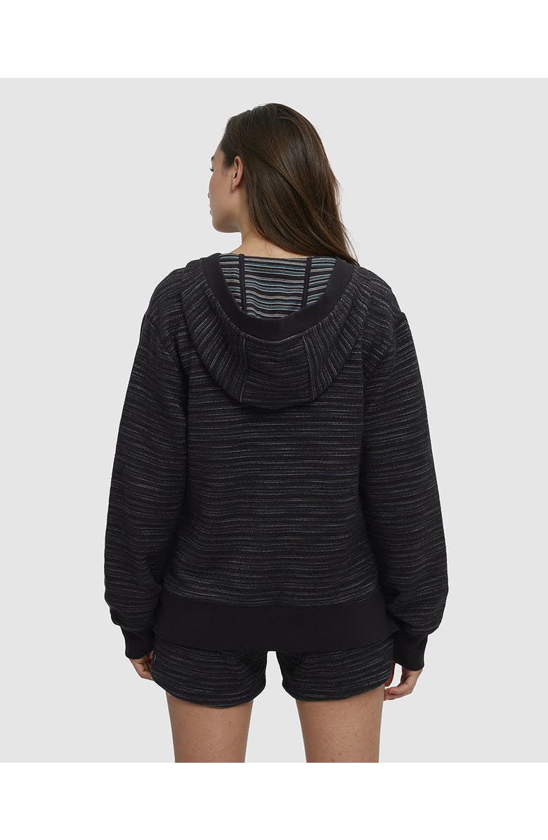tentree Shore Hoodie, Alternate, color, Meteorite Black Flash Stripe