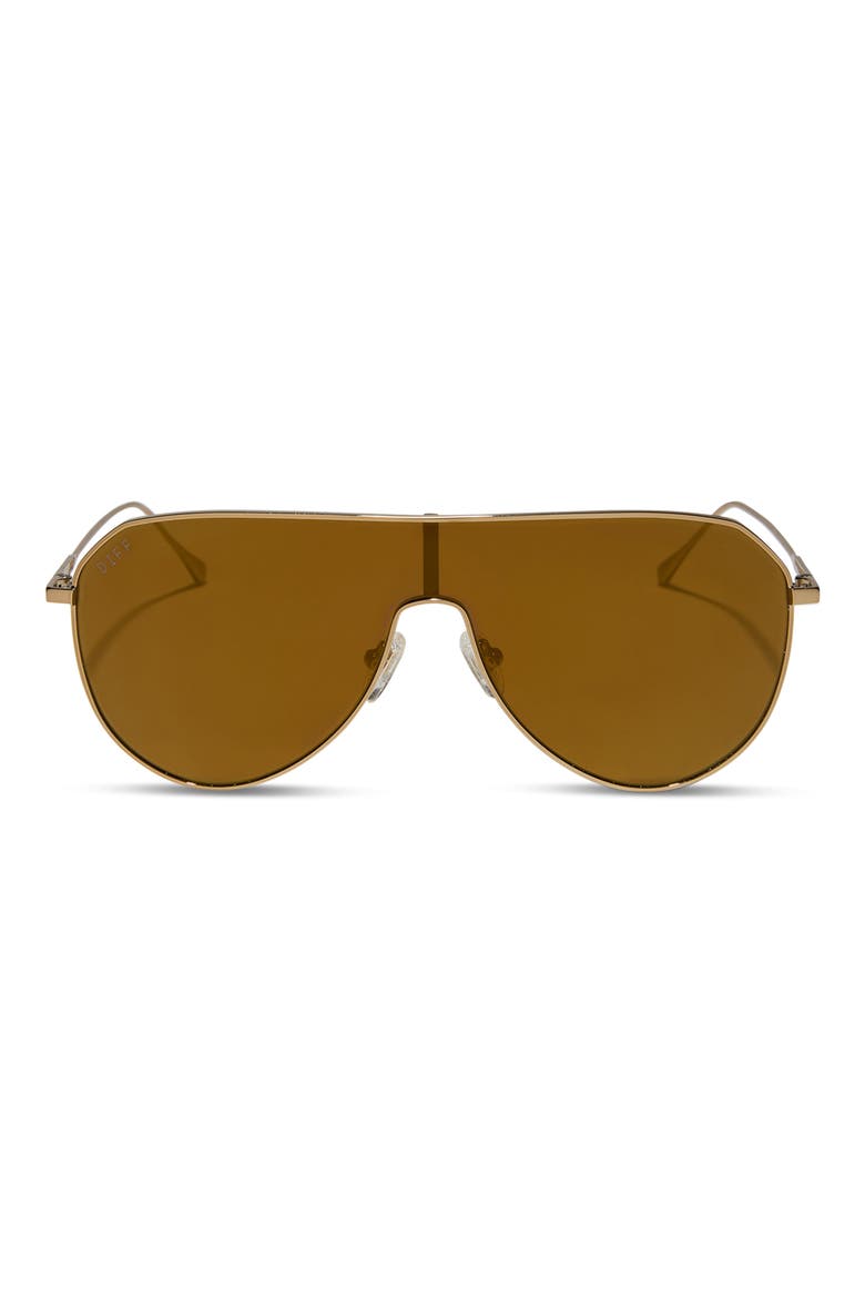 Dash 132mm Shield Sunglasses, Main, color, COPPER METAL