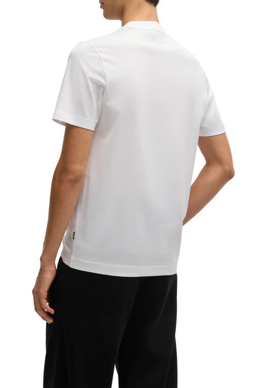Hugo Boss Boss Thompson Logo Graphic T-shirt In White