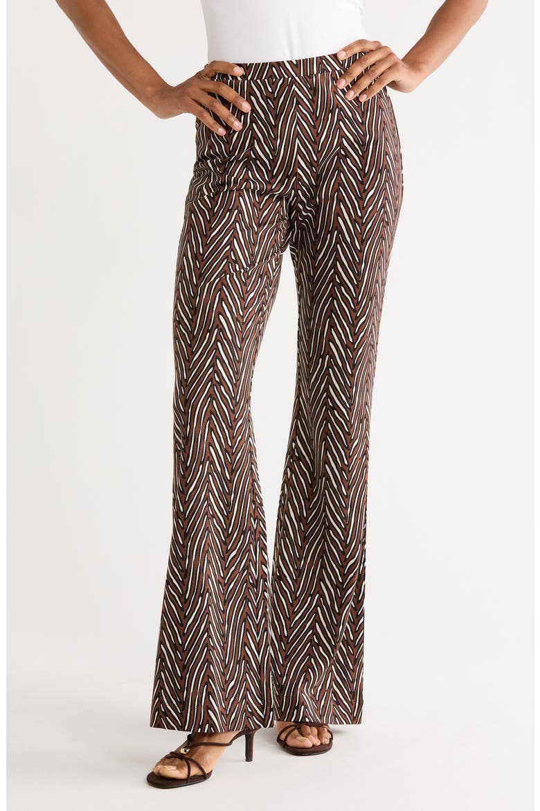 Brooklyn Wide Leg Pants, Main, color, PIAZZA TIGER MINI COFFEE GRIND