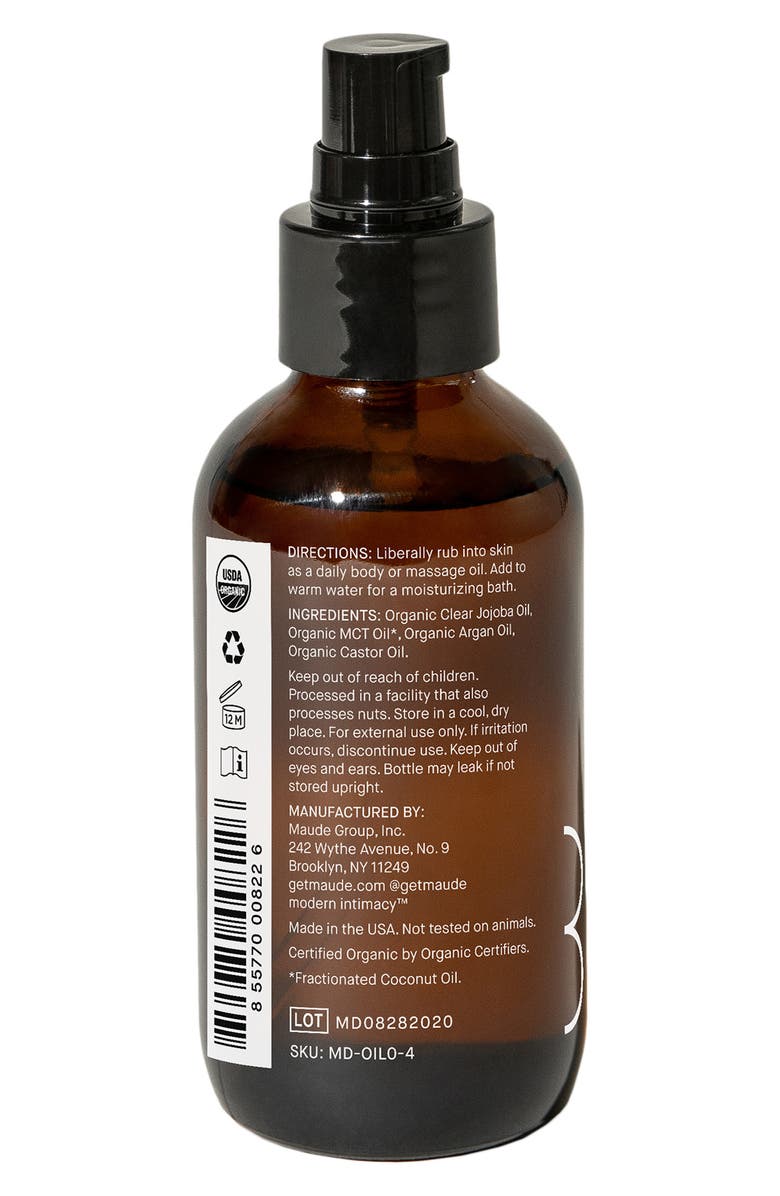 maude Oil No. 0 Unscented Body & Bath Oil, Alternate, color, 