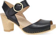 Dansko Tamra Ankle Strap Peep Toe Sandal