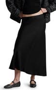 & Other Stories Satin Midi Skirt