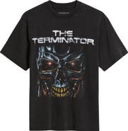 ID Supply Co The Terminator Metal Skull Graphic T-Shirt