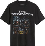 ID Supply Co The Terminator Metal Skull Graphic T-Shirt