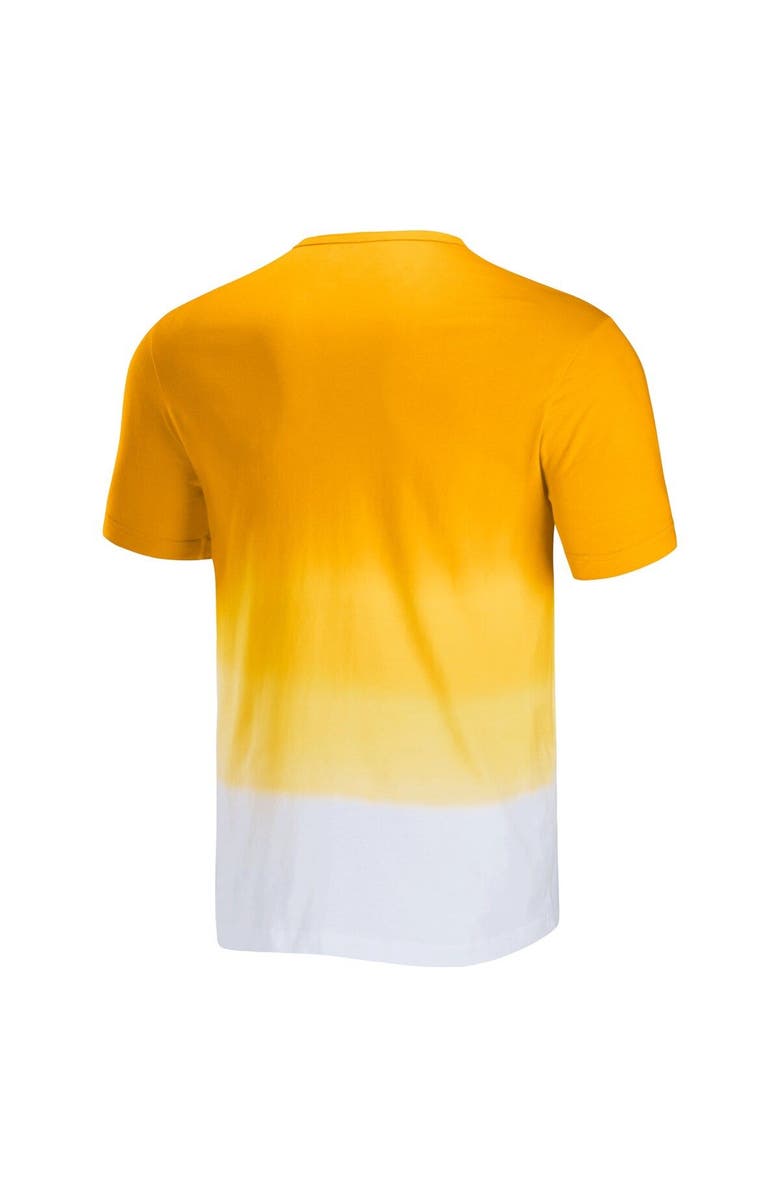 NFL X DARIUS RUCKER Men's NFL x Darius Rucker Collection by Fanatics Gold/White Pittsburgh Steelers Dip Dye Pocket T-Shirt, Alternate, color, 