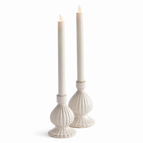 Mela Taper Candle Holders Set of 2