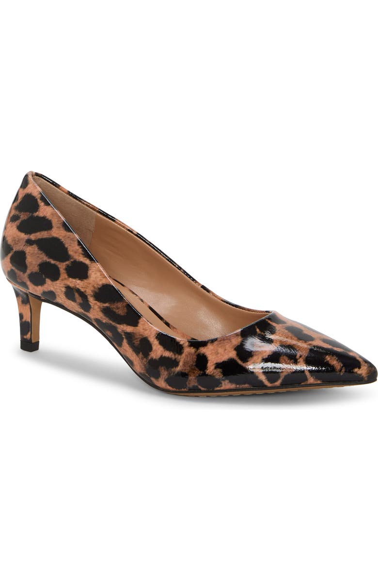 Vince Camuto Kehlia Pointed Toe Pump, Main, color, Black/ Natura