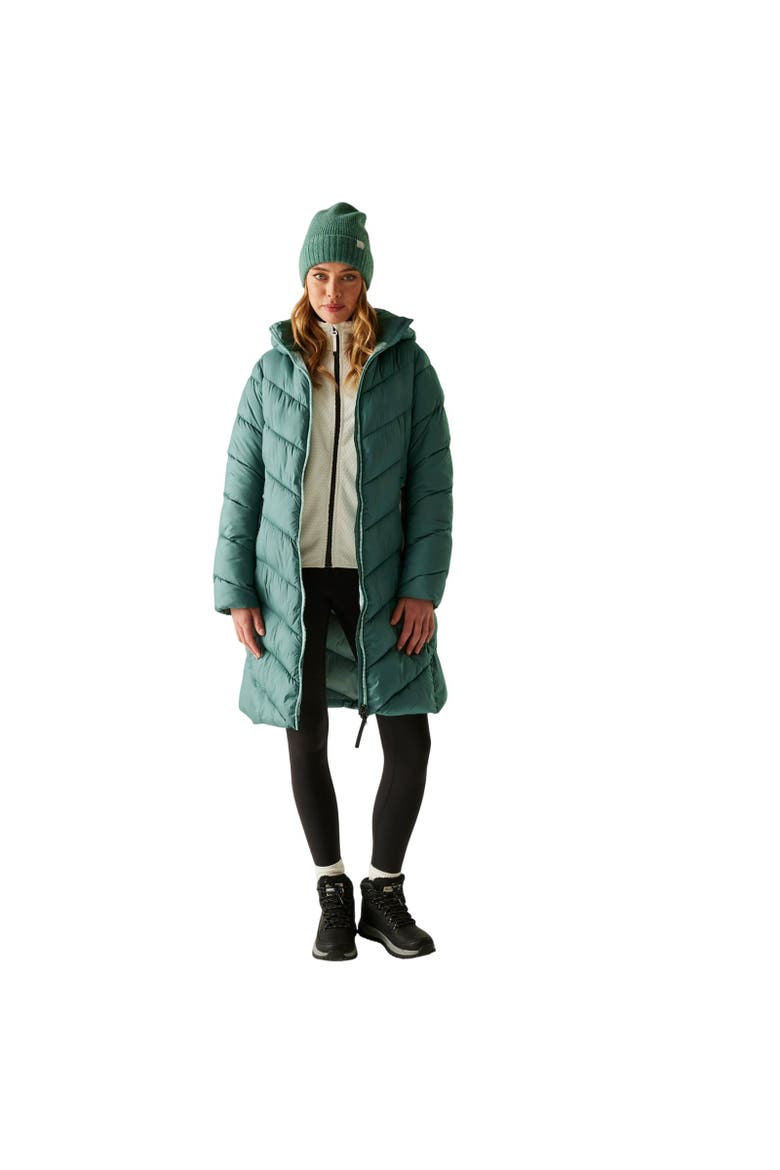 Anita Padded Jacket, Alternate, color, Green Haze