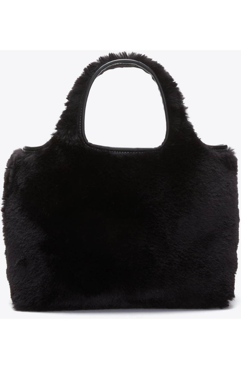 3.1 Phillip Lim Faux Fur Market Tote, Alternate, color, Black