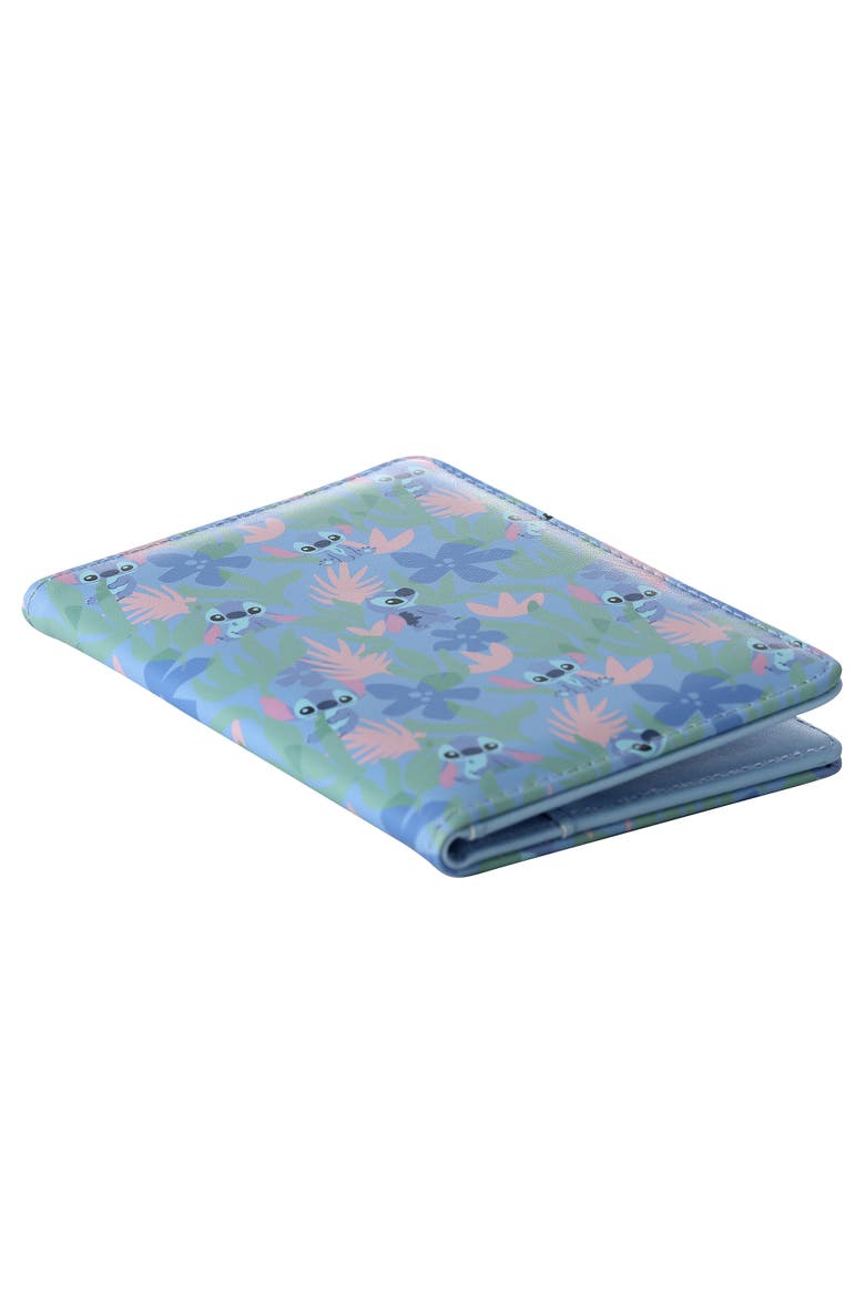 Stitch Light Tropical Passport Case, Alternate, color, Light Blue