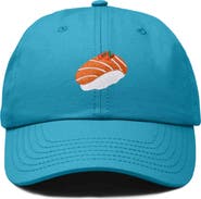 Dalix Salmon Sushi Embroidered Dad Cap