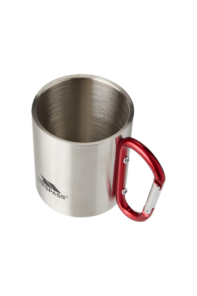 Bruski Carabiner Clip Travel Cup/Mug, Alternate, color, Silver