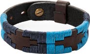 pampeano Azules Leather Bracelet